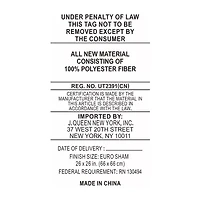 Queen Street Marshmallow Euro Sham