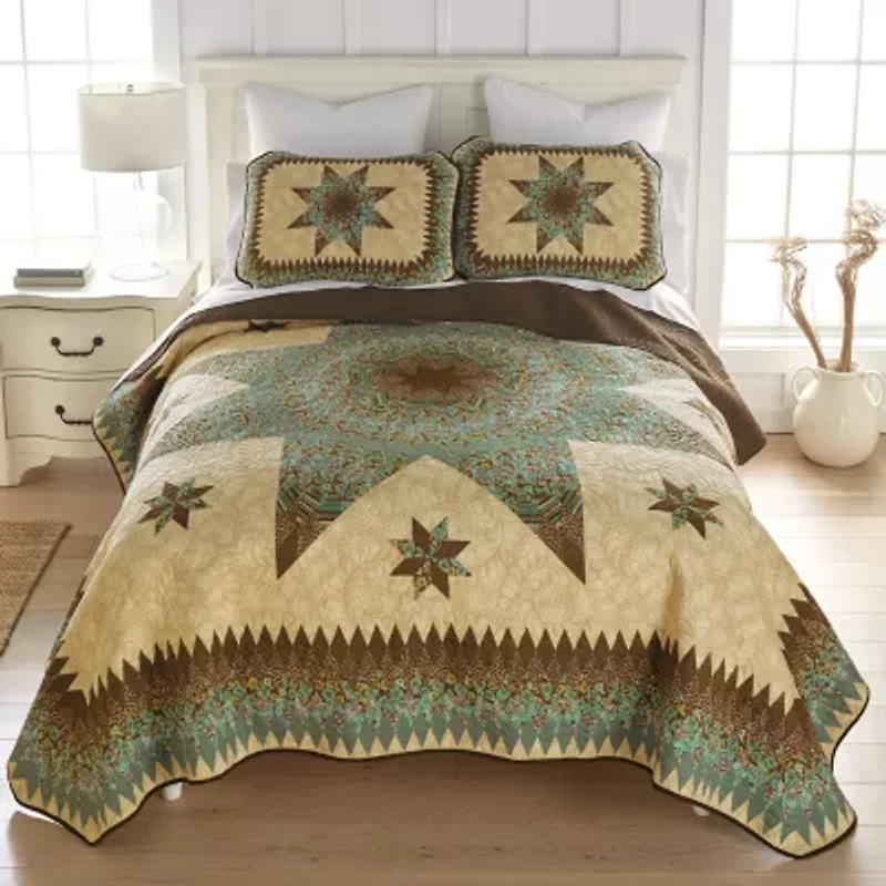 Donna Sharp Sea Breeze Star Quilt Set