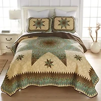 Donna Sharp Sea Breeze Star Quilt Set