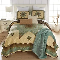 Donna Sharp Sea Breeze Star Quilt Set