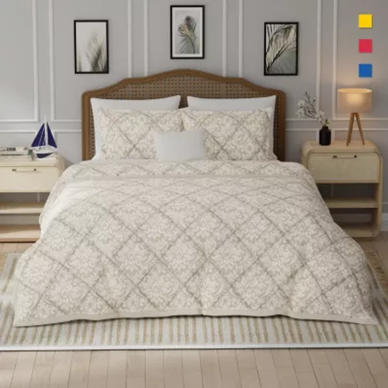 Color Sense 3 Pieces Reversible Quilt Sets