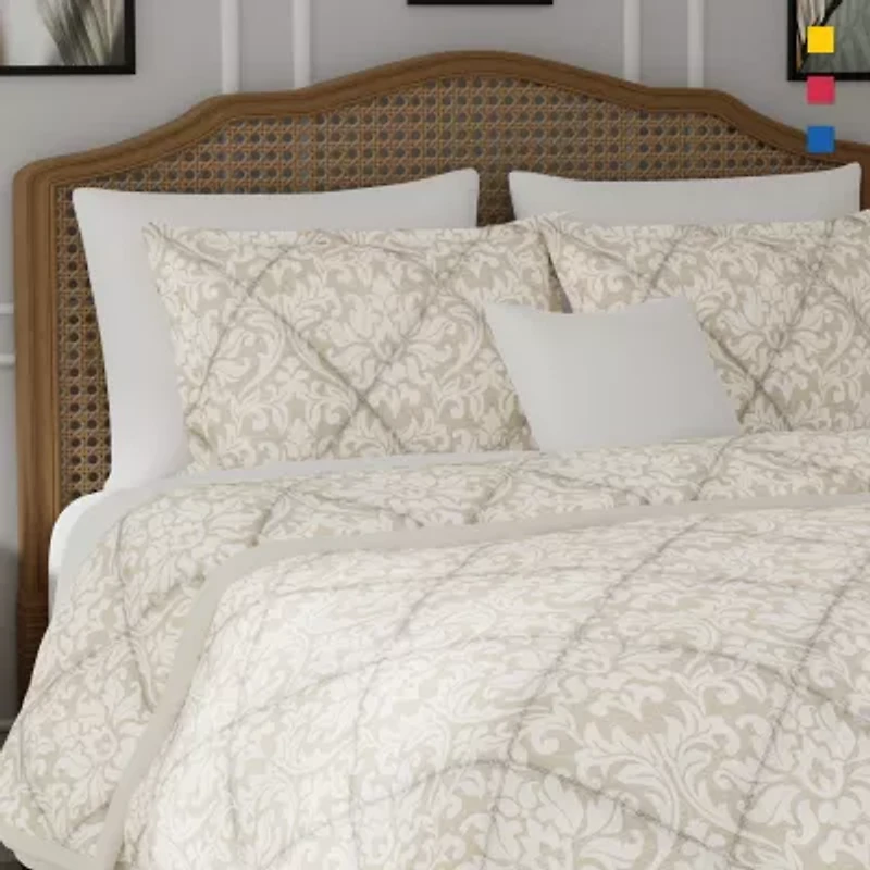 Color Sense 3 Pieces Reversible Quilt Sets