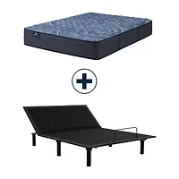 Serta Perfect Sleeper Cobalt Calm 12" Extra Firm Tight Top - Mattress + Adjustable Base