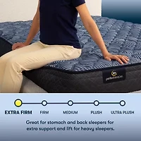 Serta Perfect Sleeper Cobalt Calm 12" Extra Firm Tight Top - Mattress + Adjustable Base