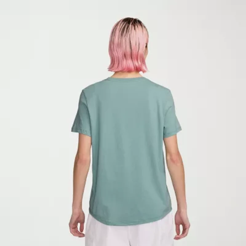 Nike Club Womens Crew Neck Short Sleeve Active T-Shirt