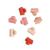 Kitsch 8-pc. Recycled Plastic Mini Cloud Clips- Assorted Cherry Value Set