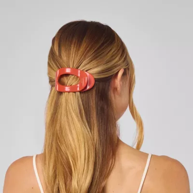 Kitsch Recycled Plastic Medium Flat Cloud Cherry Hair Clip