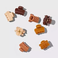 Kitsch 8-pc. Recycled Plastic Mini Cloud Clip- Sedona Value Set