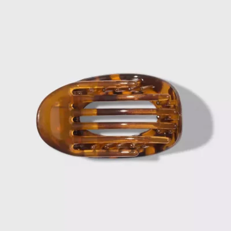 Kitsch Recycled Plastic Medium Flat Cloud Clip- Tort