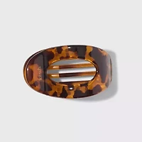 Kitsch Recycled Plastic Medium Flat Cloud Clip- Tort