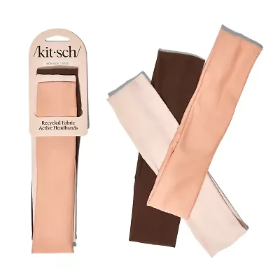 Kitsch Active Headbands Set- Rosewood