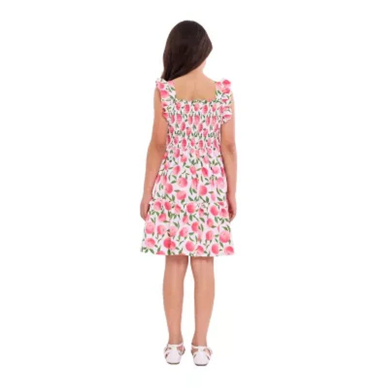 Bonnie Jean Little & Big Kid Girls Sleeveless Ruffled Sleeve Empire Waist Dress
