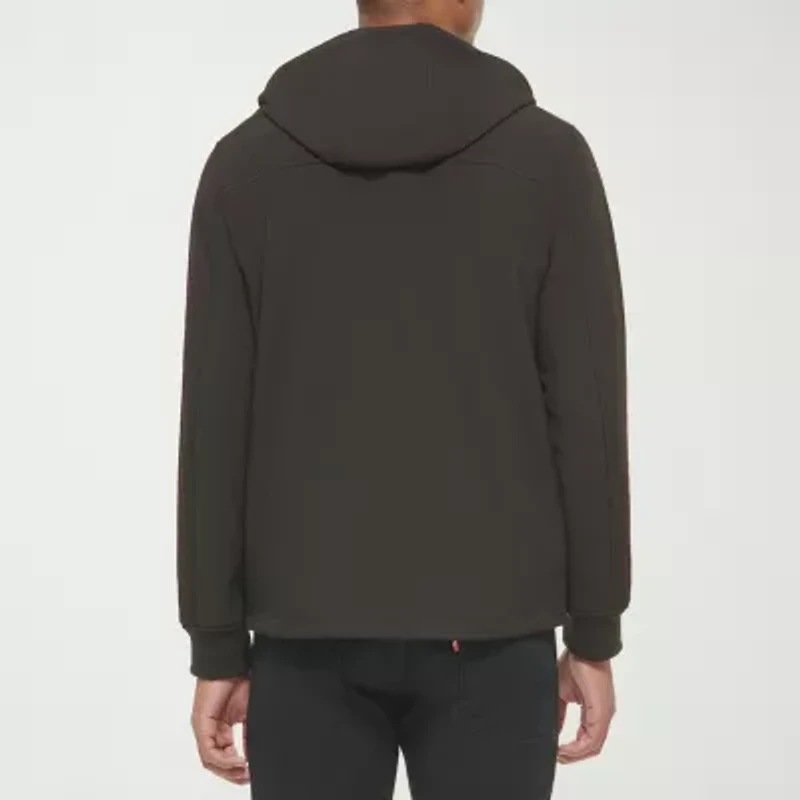 Levi's® Mens Hooded Water Resistant Midweight Softshell Jacket