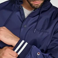 Champion Mens Hooded Midweight Bomber Jacket