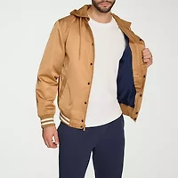 Champion Mens Hooded Midweight Bomber Jacket