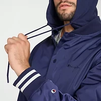 Champion Mens Hooded Midweight Bomber Jacket