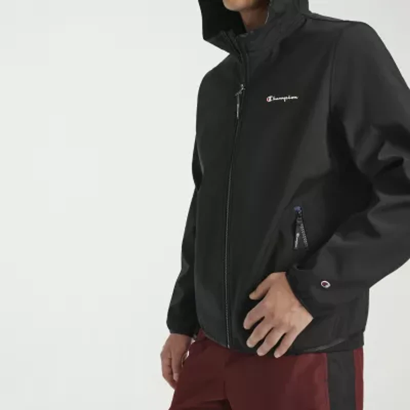 Champion Mens Hooded Water Resistant Midweight Softshell Jacket