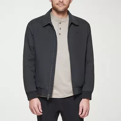 Dockers Mens Wind Resistant Interior Pockets Midweight Bomber Jacket