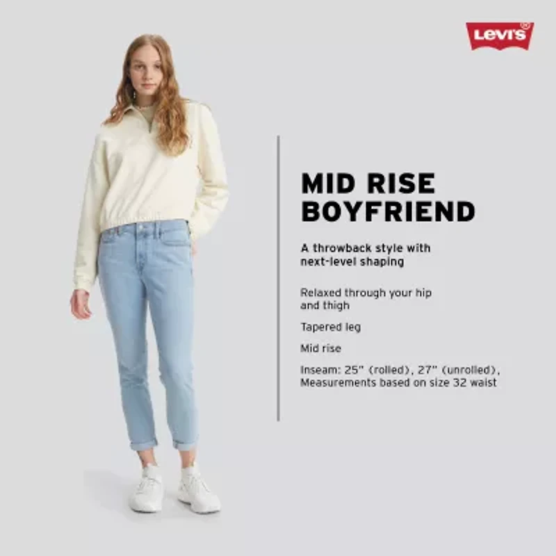 Levi's® Womens Mid Rise Boyfriend Jean