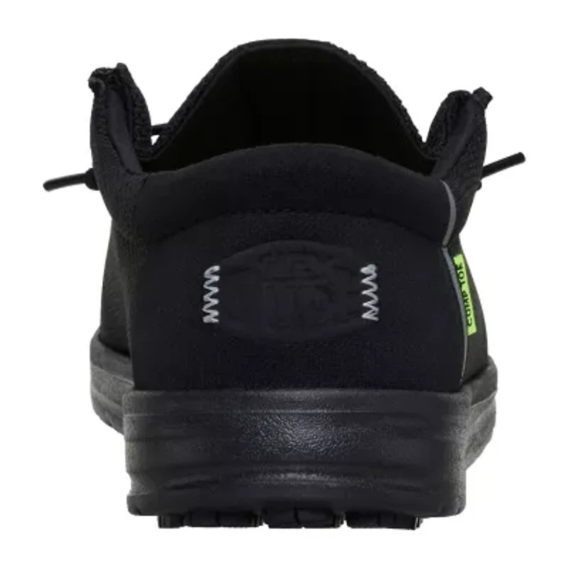HEYDUDE Wally Work CT Mens Round Slip-On Shoe