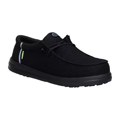HEYDUDE Wally Work CT Mens Round Slip-On Shoe