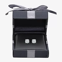 (I/Si2) 1 1/10 CT. T.W.  Lab Grown White Diamond 10K White Gold 4.6mm Round Stud Earrings