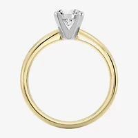 1 CT. Lab-Grown (G / SI2) Diamond Round Solitaire Engagement Ring 10K Gold