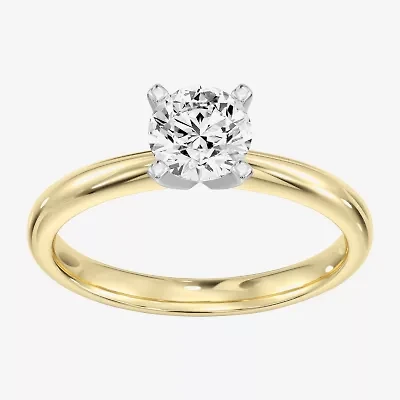 1 CT. Lab-Grown (G / SI2) Diamond Round Solitaire Engagement Ring 10K Gold