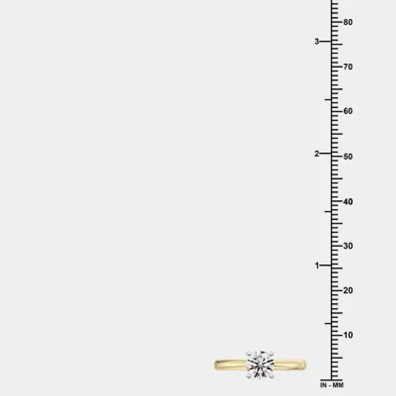 1 CT. Lab-Grown (G / SI2) Diamond Round Solitaire Engagement Ring 10K Gold