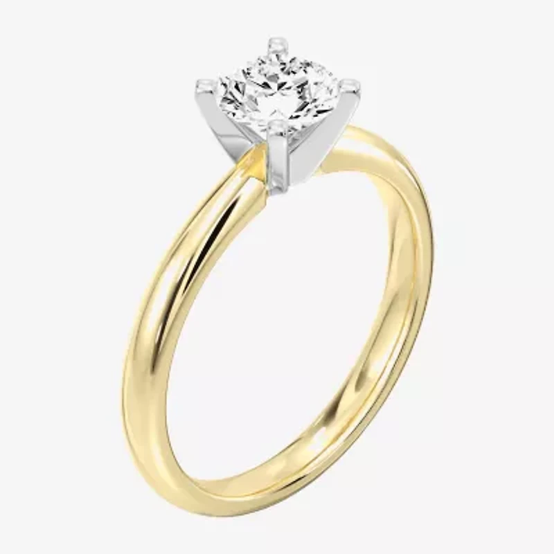 1 CT. Lab-Grown (G / SI2) Diamond Round Solitaire Engagement Ring 10K Gold