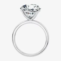 F / Vs2) Womens Ct. Lab Grown White Diamond 14K Gold Round Solitaire Engagement Ring