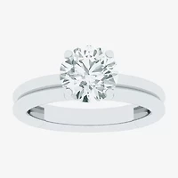 (F / Vs2) Womens 2 CT. T.W. Lab Grown White Diamond 10K Gold Round Solitaire Engagement Ring