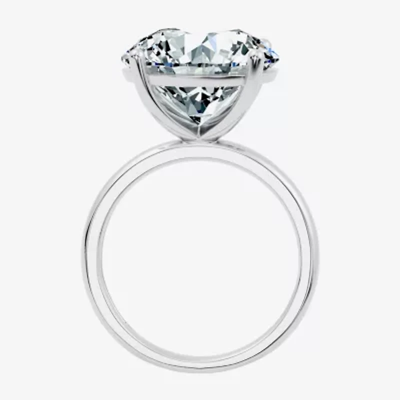 (F / Vs2) Womens 10 Ct. Lab Grown White Diamond 14K Gold Round Solitaire Engagement Ring