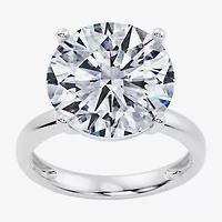 (F / Vs2) Womens 10 Ct. Lab Grown White Diamond 14K Gold Round Solitaire Engagement Ring