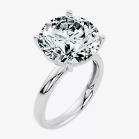(F / Vs2) Womens 10 Ct. Lab Grown White Diamond 14K Gold Round Solitaire Engagement Ring