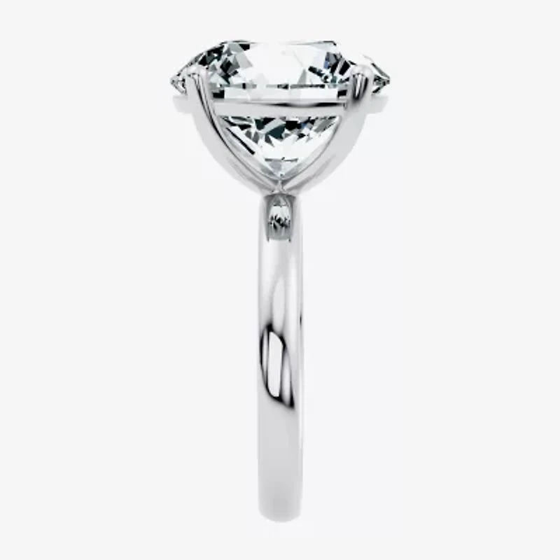(F / Vs2) Womens 10 Ct. Lab Grown White Diamond 14K Gold Round Solitaire Engagement Ring