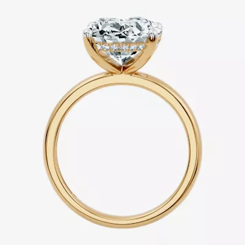 (F / Vs2) Womens 7 Ct.T.W. Lab Grown White Diamond 14K Gold Oval Engagement Ring