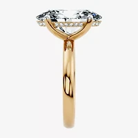(F / Vs2) Womens 7 Ct.T.W. Lab Grown White Diamond 14K Gold Oval Engagement Ring