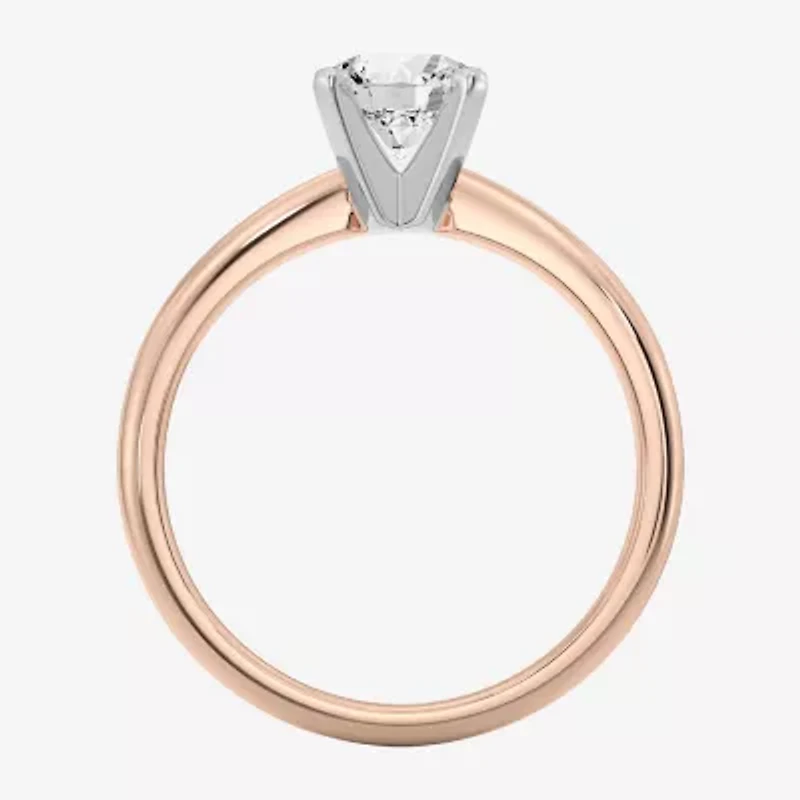 1 CT. Lab-Grown (G / SI2) Diamond Round Solitaire Engagement Ring 10K Gold