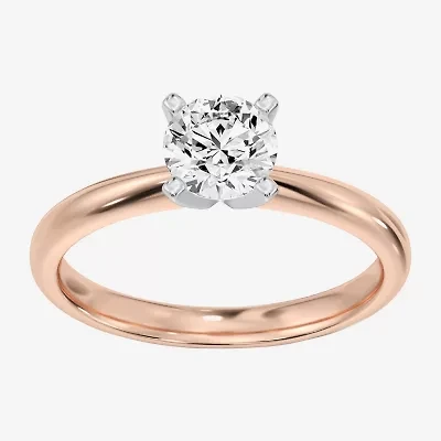 1 CT. Lab-Grown (G / SI2) Diamond Round Solitaire Engagement Ring 10K Gold