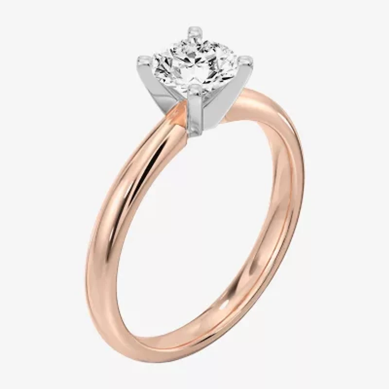 1 CT. Lab-Grown (G / SI2) Diamond Round Solitaire Engagement Ring 10K Gold