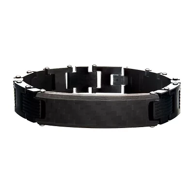 Mens Stainless Steel 8 1/2 Inch Link Bracelet