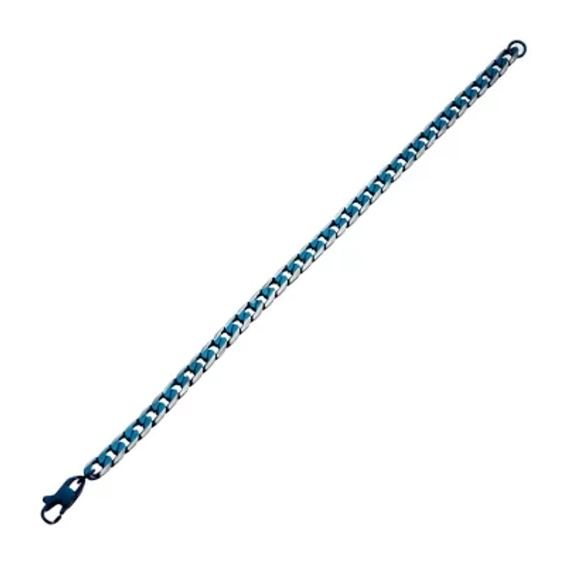 Mens Stainless Steel / Inch Curb Chain Bracelet