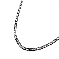 Mens Stainless Steel Inch Figaro Chain Necklace
