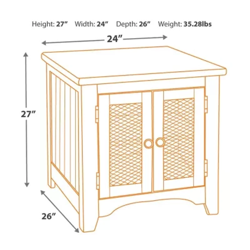 Signature Design by Ashley® Wystfield Rectangular End Table