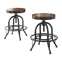 Signature Design by Ashley® Valebeck Counter Height Bar Stool-Set of 2