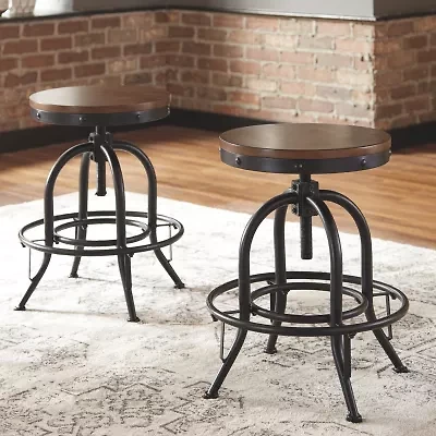 Signature Design by Ashley® Valebeck Counter Height Bar Stool-Set of 2