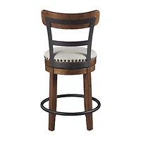 Signature Design by Ashley® Valebeck Counter Height Swivel Bar Stool