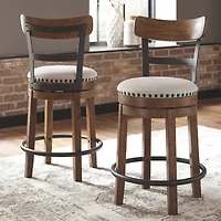 Signature Design by Ashley® Valebeck Counter Height Swivel Bar Stool