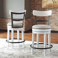 Signature Design by Ashley® Valebeck Counter Height Swivel Bar Stool
